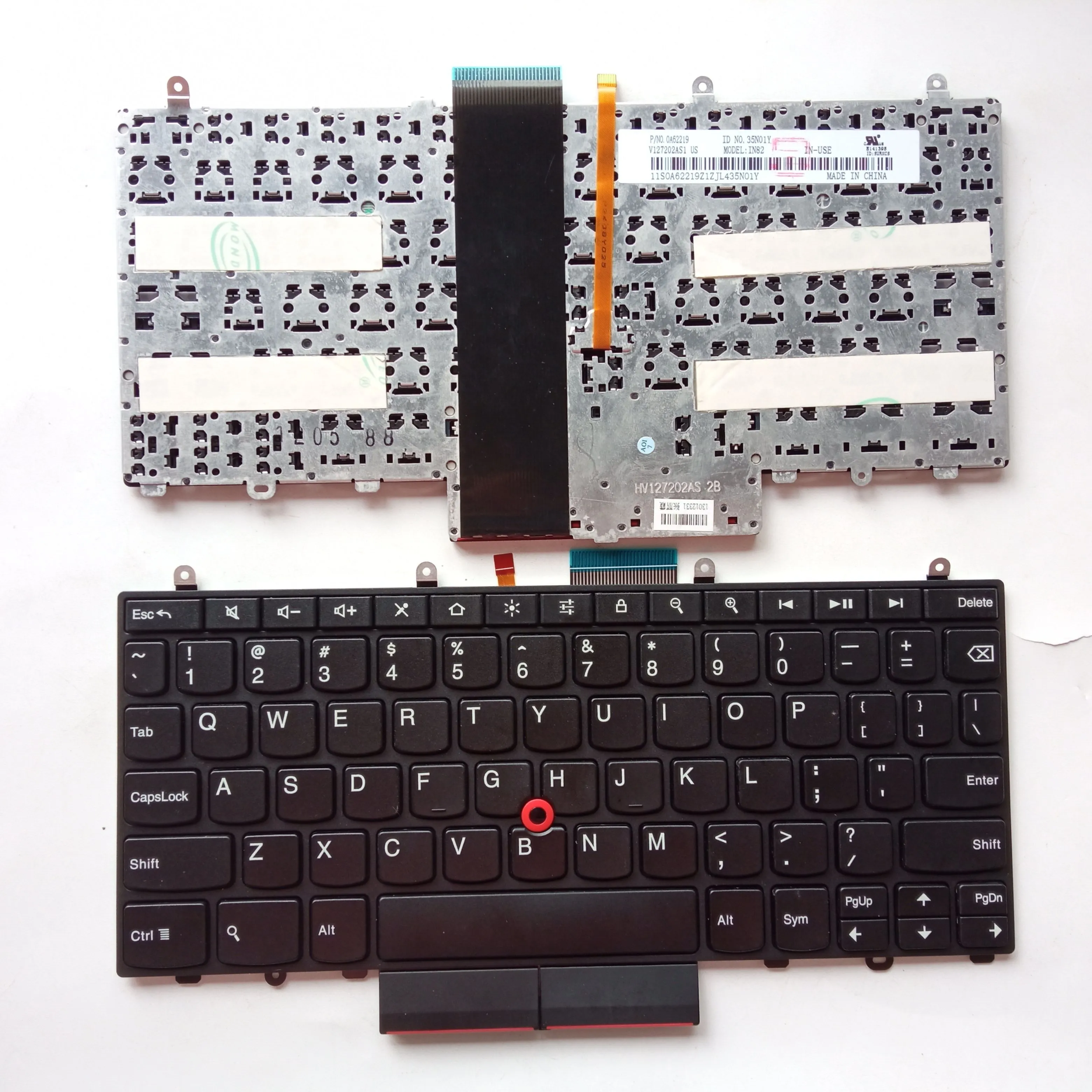 Picture of Laptop US keyboard forNew Replacement Keyboard Laptop For IBM IN82/Thinkpad table2 BLACK FRAME BLACK US US Layout